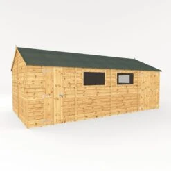 20' X 10' Mercia Shiplap Reverse Apex Workshop (6m X 3.2m) -Halls || Lifetime || Keter Sales si 001 004 0116 20x10 workshop render1 min