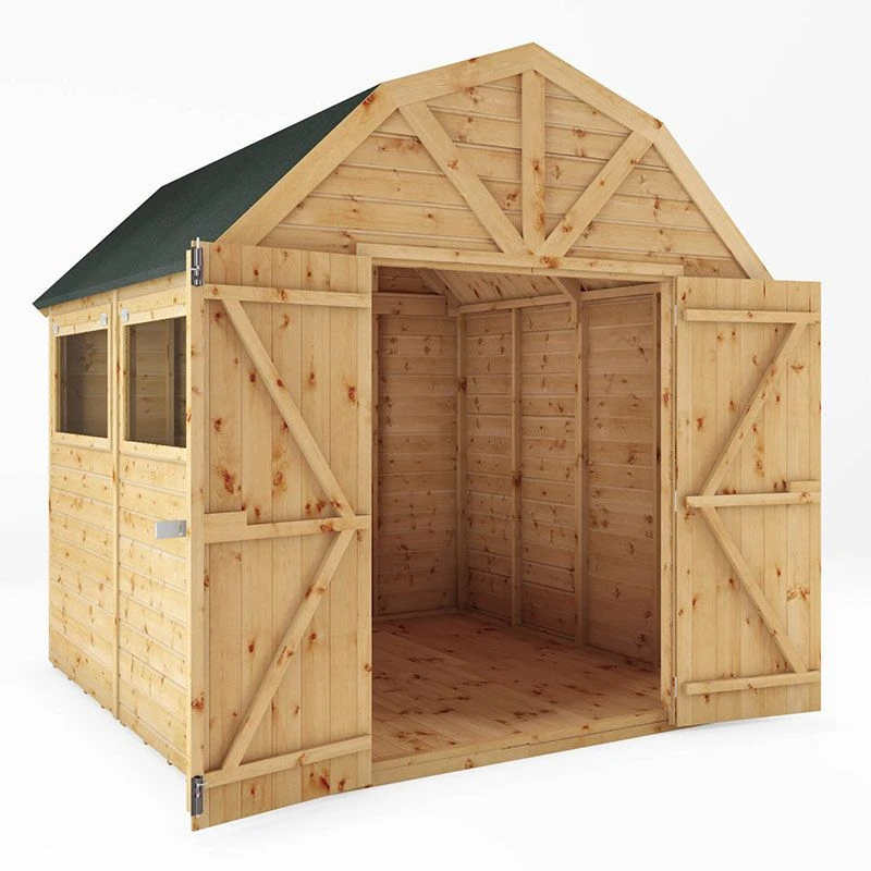 8' X 8' Mercia Shiplap Dutch Barn Shed (2.5m X 2.4m) 7 8' X 8' Mercia Shiplap Dutch Barn Shed (2.5m X 2.4m) - Image 7