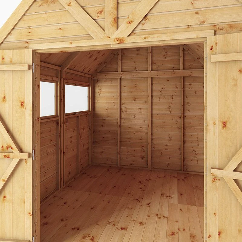8' X 8' Mercia Shiplap Dutch Barn Shed (2.5m X 2.4m) 10 8' X 8' Mercia Shiplap Dutch Barn Shed (2.5m X 2.4m) - Image 10