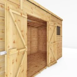 12' X 8' Mercia Shiplap Pent Shed (3.5m X 2.4m) -Halls || Lifetime || Keter Sales si 001 004 0132 12x8 pent shed feature2 min