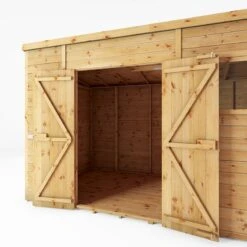 12' X 8' Mercia Shiplap Pent Shed (3.5m X 2.4m) -Halls || Lifetime || Keter Sales si 001 004 0132 12x8 pent shed feature3 min
