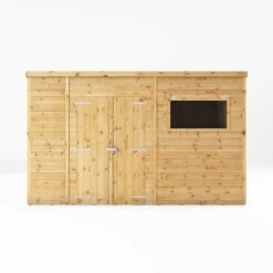 12' X 8' Mercia Shiplap Pent Shed (3.5m X 2.4m) -Halls || Lifetime || Keter Sales si 001 004 0132 12x8 pent shed render1 min