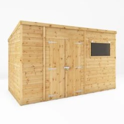 12' X 8' Mercia Shiplap Pent Shed (3.5m X 2.4m) -Halls || Lifetime || Keter Sales si 001 004 0132 12x8 pent shed render3 min