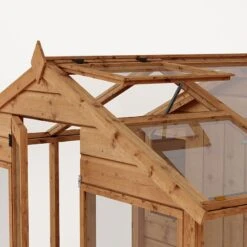 8'x6' (2.4x1.8m) Mercia Shiplap Wooden Apex Greenhouse Combi Shed -Halls || Lifetime || Keter Sales si 004 001 0024 8x6 mercia shiplap combi greenhouse feature3 min 1