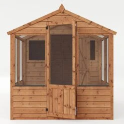 8'x6' (2.4x1.8m) Mercia Shiplap Wooden Apex Greenhouse Combi Shed -Halls || Lifetime || Keter Sales si 004 001 0024 8x6 mercia shiplap combi greenhouse render3 min 1