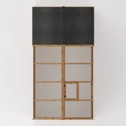 12'x6' (3.6x1.8m) Mercia Shiplap Wooden Apex Greenhouse Combi Shed -Halls || Lifetime || Keter Sales si 004 001 0026 12x6 mercia shiplap combi greenhouse feature3 min