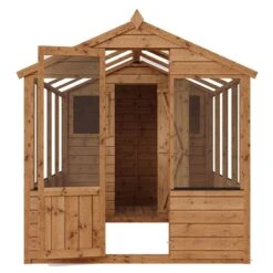 12'x6' (3.6x1.8m) Mercia Shiplap Wooden Apex Greenhouse Combi Shed -Halls || Lifetime || Keter Sales si 004 001 0026 12x6 mercia shiplap combi greenhouse render4 min