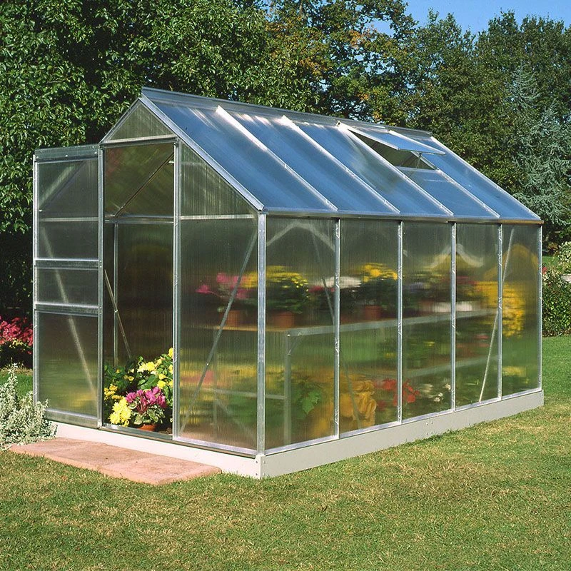 6'x10' Halls Aluminium Frame Polycarbonate Greenhouse (1.92x3.19m) 1 6'x10' Halls Aluminium Frame Polycarbonate Greenhouse (1.92x3.19m)