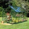 6'4 X 10'6 Green Frame Halls Popular 106 Greenhouse (1.93 X 3.19m)