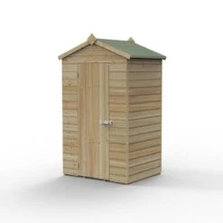4' X 3' Forest Beckwood 25yr Guarantee Shiplap Pressure Treated Windowless Apex Wooden Shed (1.34m X 1m) -Halls || Lifetime || Keter Sales spa43nwm closed 05.18.23 1