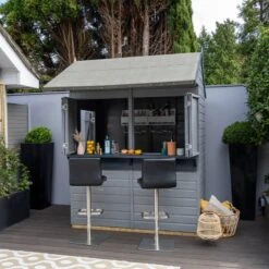6' X 4' Forest 25yr Guarantee Shiplap Pressure Treated Garden Bar (1.99m X 1.88m)
