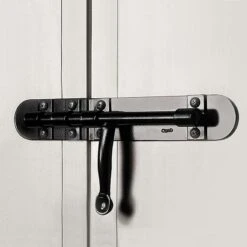 6'6 X 8' Shire Tuscany Evo 240 Apex Plastic Double Door Shed (2.02m X 2.42m) -Halls || Lifetime || Keter Sales tevo2404pvc 1aa 6x8 shire tuscany evo 240 catch min