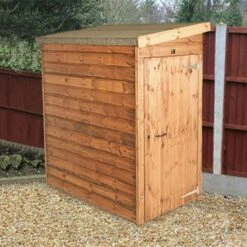 7' X 3' Traditional Shiplap Pent Wooden Garden Tool Storage Shed (2.14m X 0.91m) 11 7' X 3' Traditional Shiplap Pent Wooden Garden Tool Storage Shed (2.14m X 0.91m) -Halls || Lifetime || Keter Sales tool store door option z in situ min 4 1