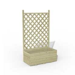 2'7 X 1'4 Forest Trellis Wooden Garden Planter (0.8m X 0.4m) -Halls || Lifetime || Keter Sales tpla 2