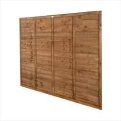 Forest 6' X 5'6 Brown Pressure Treated Super Lap Fence Panel (1.83m X 1.68m) 6 Forest 6' X 5'6 Brown Pressure Treated Super Lap Fence Panel (1.83m X 1.68m) -Halls || Lifetime || Keter Sales tpsuper656brptr onestore 2