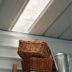 10' X 13' Yardmaster Castleton Anthracite Metal Shed (3m X 3.9m) 15 10' X 13' Yardmaster Castleton Anthracite Metal Shed (3m X 3.9m) -Halls || Lifetime || Keter Sales translucent panels 1 4 1 2