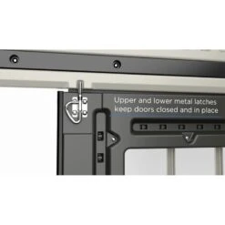 8' X 13' Suncast New Tremont Two Apex Roof Plastic Garden Storage Shed (2.43m X 4.03m) -Halls || Lifetime || Keter Sales tremont door latches 1