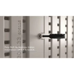 8' X 13' Suncast New Tremont Two Apex Roof Plastic Garden Storage Shed (2.43m X 4.03m) -Halls || Lifetime || Keter Sales tremont easy bolt 1