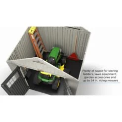 8' X 13' Suncast New Tremont Two Apex Roof Plastic Garden Storage Shed (2.43m X 4.03m) -Halls || Lifetime || Keter Sales tremont storage1 1