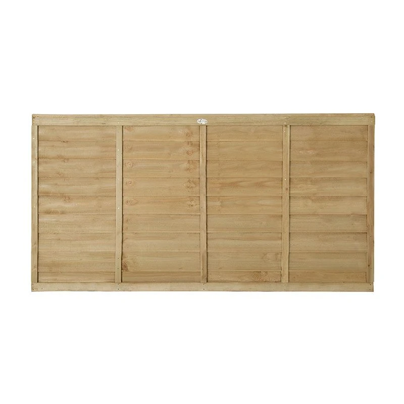 Forest 6' X 3' Pressure Treated Lap Fence Panel (1.83m X 0.91m) 4 Forest 6' X 3' Pressure Treated Lap Fence Panel (1.83m X 0.91m) - Image 4