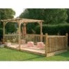 Forest 4.8 X 2.4m Deck Kit Including Pergola