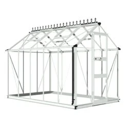 6' X 10' Halls Cotswold Burford Small Greenhouse With Toughened Glass (1.94m X 3.17m) -Halls || Lifetime || Keter Sales v01611 eden burford 6x10 small greenhouse cutout min