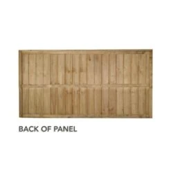 Forest 6' X 3' Pressure Treated Vertical Closeboard Fence Panel (1.83m X 0.92m) -Halls || Lifetime || Keter Sales vbp63ptr back panel 2