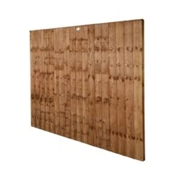 Forest 6' X 5'6 Brown Pressure Treated Vertical Closeboard Fence Panel (1.83m X 1.69m) -Halls || Lifetime || Keter Sales vbp656brptr 3 1