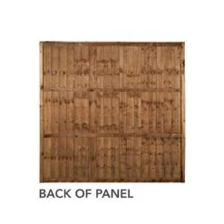 Forest 6' X 5'6 Brown Pressure Treated Vertical Closeboard Fence Panel (1.83m X 1.69m) -Halls || Lifetime || Keter Sales vbp656brptr 4 1