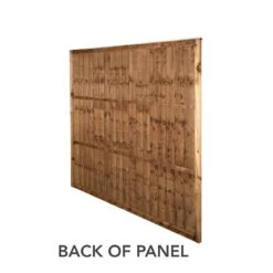 Forest 6' X 5'6 Brown Pressure Treated Vertical Closeboard Fence Panel (1.83m X 1.69m) -Halls || Lifetime || Keter Sales vbp656brptr 5 1