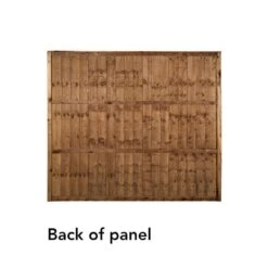 Forest 6' X 5' Brown Pressure Treated Vertical Closeboard Fence Panel (1.83m X 1.52m) -Halls || Lifetime || Keter Sales vbp65brptr 4 1