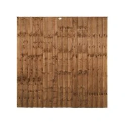 Forest 6' X 6' Brown Pressure Treated Vertical Closeboard Fence Panel (1.83m X 1.85m) -Halls || Lifetime || Keter Sales vbp66brptr 2 1