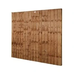 Forest 6' X 6' Brown Pressure Treated Vertical Closeboard Fence Panel (1.83m X 1.85m) -Halls || Lifetime || Keter Sales vbp66brptr 3 1