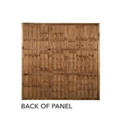 Forest 6' X 6' Brown Pressure Treated Vertical Closeboard Fence Panel (1.83m X 1.85m) -Halls || Lifetime || Keter Sales vbp66brptr 4 1