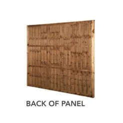 Forest 6' X 6' Brown Pressure Treated Vertical Closeboard Fence Panel (1.83m X 1.85m) -Halls || Lifetime || Keter Sales vbp66brptr 5