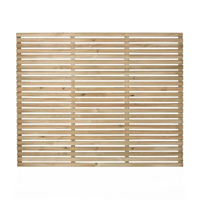Forest 6' X 5' Pressure Treated Contemporary Slatted Fence Panel (1.8m X 1.5m) 5 Forest 6' X 5' Pressure Treated Contemporary Slatted Fence Panel (1.8m X 1.5m) - Image 5