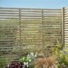 Forest 6' X 6' Pressure Treated Contemporary Slatted Fence Panel (1.8m X 1.8m)