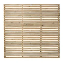 Forest 6' X 6' Pressure Treated Contemporary Slatted Fence Panel (1.8m X 1.8m) -Halls || Lifetime || Keter Sales venh6hd 2