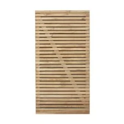 Forest 3' X 6' Double Slatted Gate (0.9m X 1.8m)