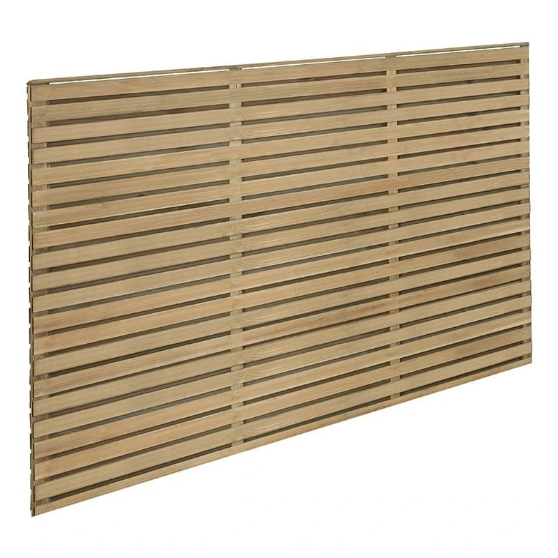 Forest 6' X 4' Pressure Treated Contemporary Double Slatted Fence Panel (1.8m X 1.2m) 4 Forest 6' X 4' Pressure Treated Contemporary Double Slatted Fence Panel (1.8m X 1.2m) - Image 4