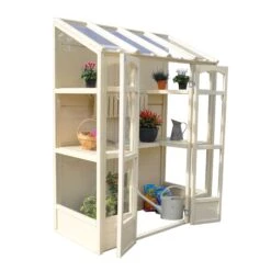 5'x2' Forest Victorian Tall Wall Greenhouse With Auto Vent (1.47x0.72m) -Halls || Lifetime || Keter Sales victghhd 05 1