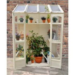 5'x2' Forest Victorian Tall Wall Greenhouse With Auto Vent (1.47x0.72m) -Halls || Lifetime || Keter Sales victghhd 1 1