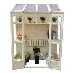 5'x2' Forest Victorian Tall Wall Greenhouse With Auto Vent (1.47x0.72m) -Halls || Lifetime || Keter Sales victghhd 3 1
